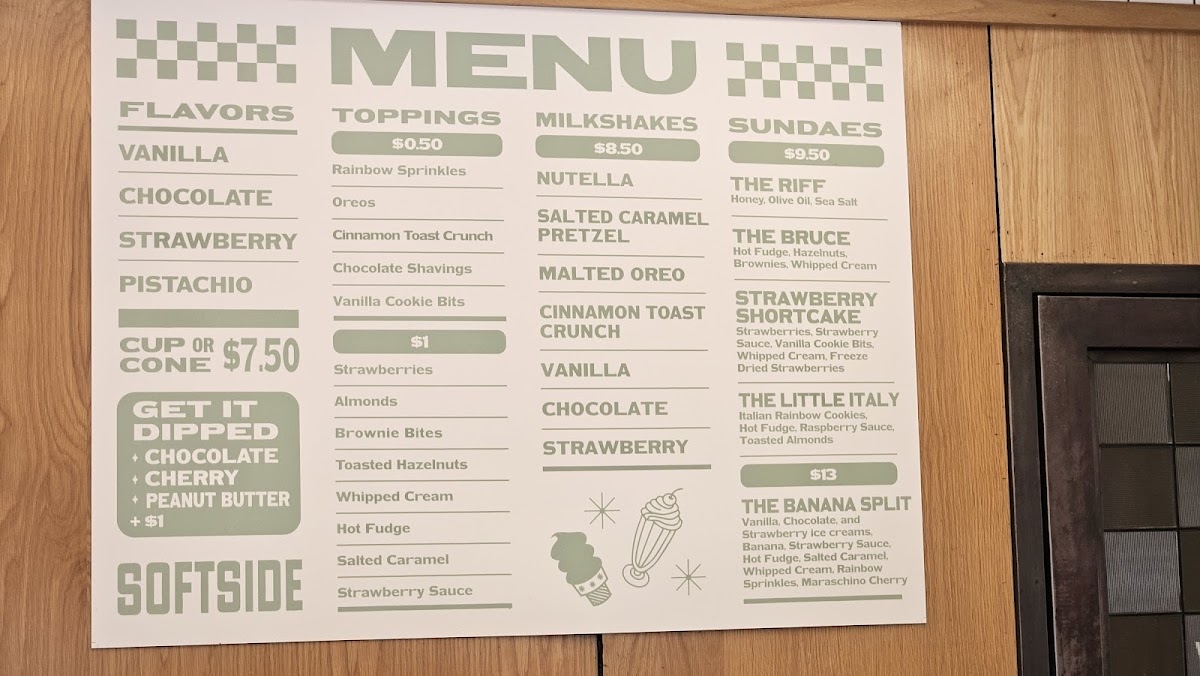 Softside Photo Menu 1
