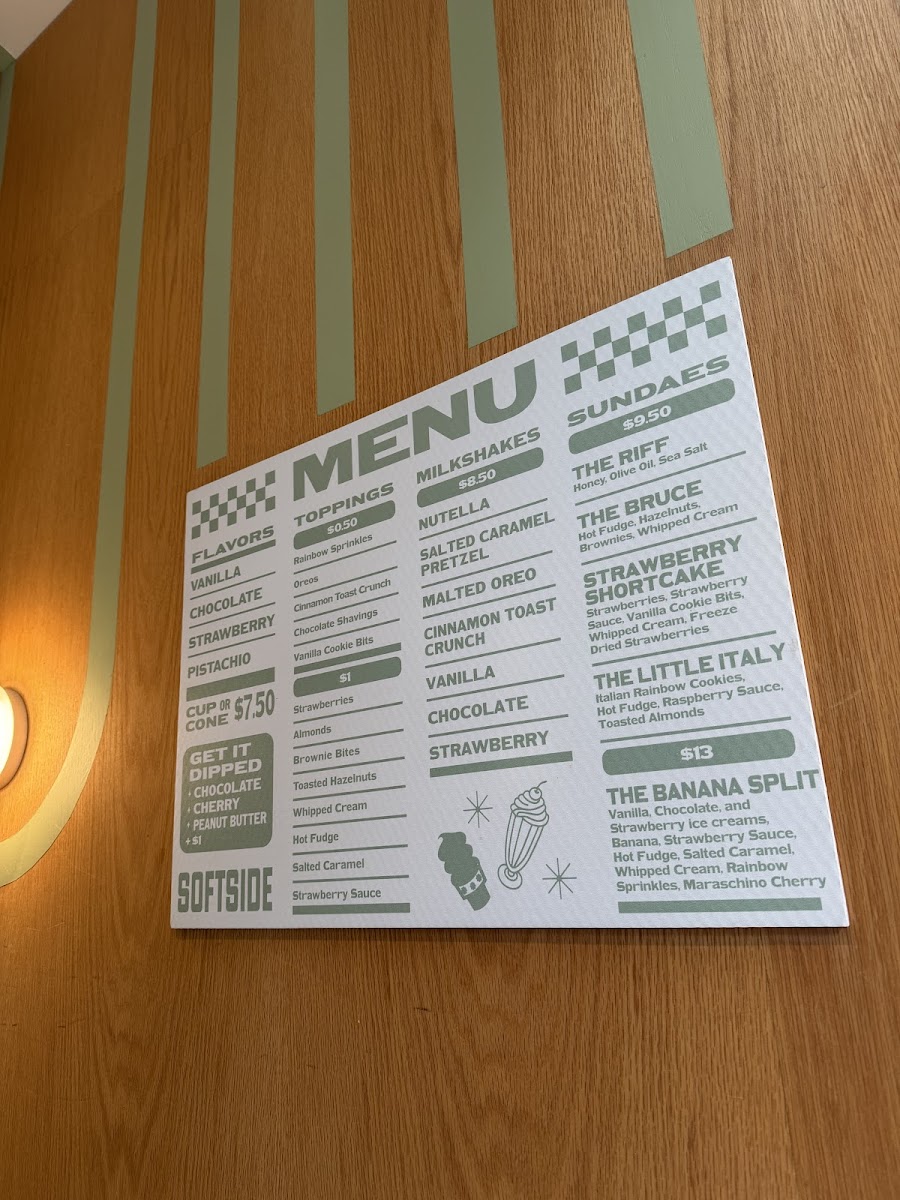 Softside Photo Menu 3