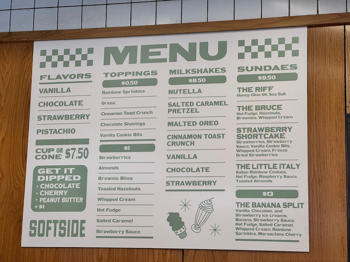 Softside Photo Menu 4