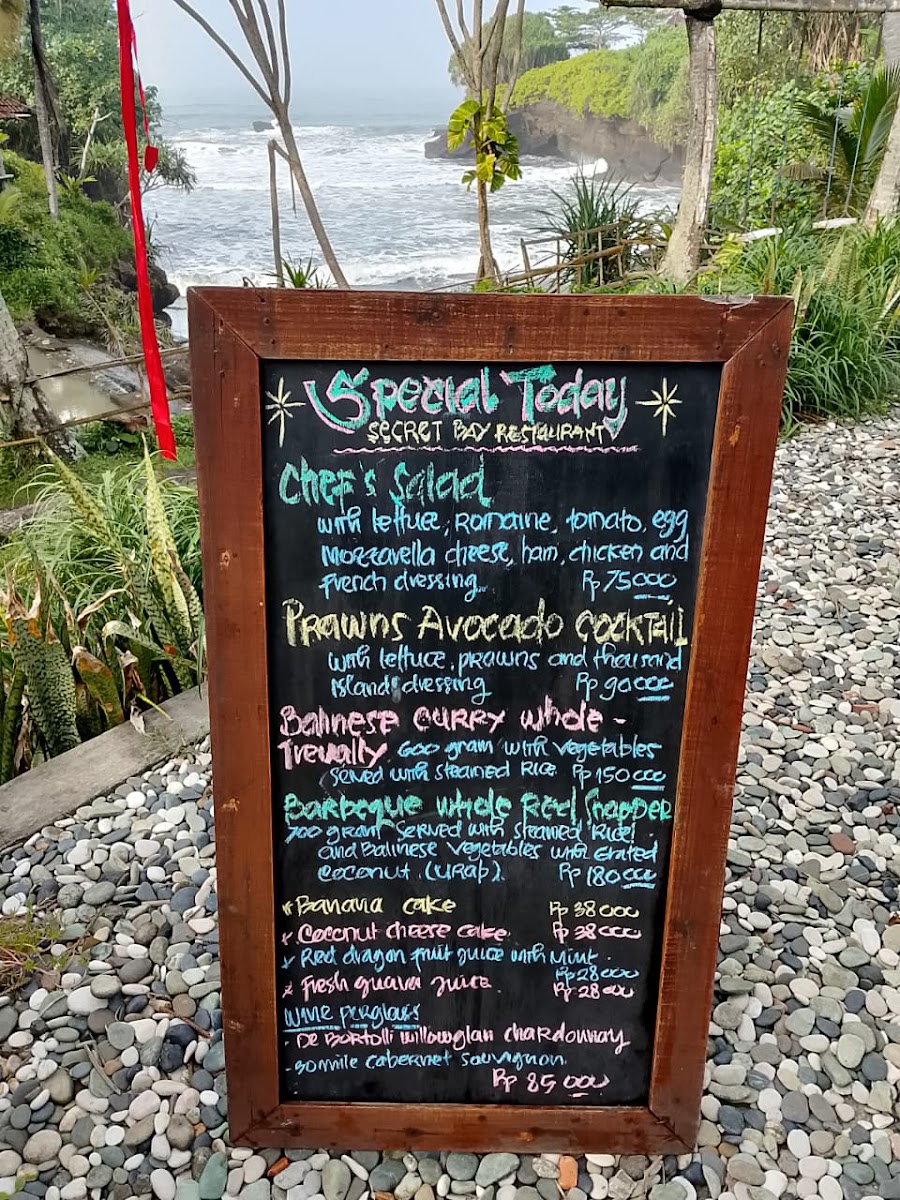 Secret Bay restaurant Photo Menu 7