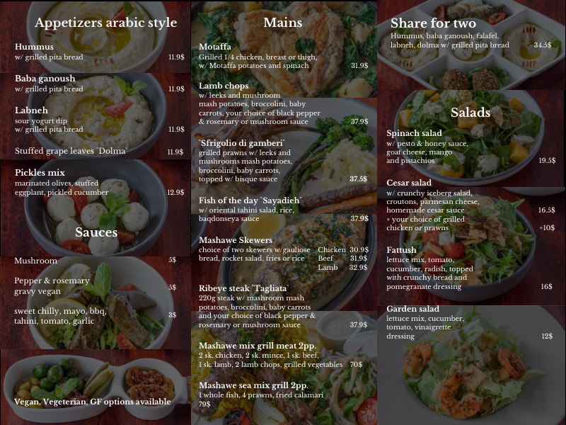 Mashawe Mediterranean BBQ Photo Menu 4