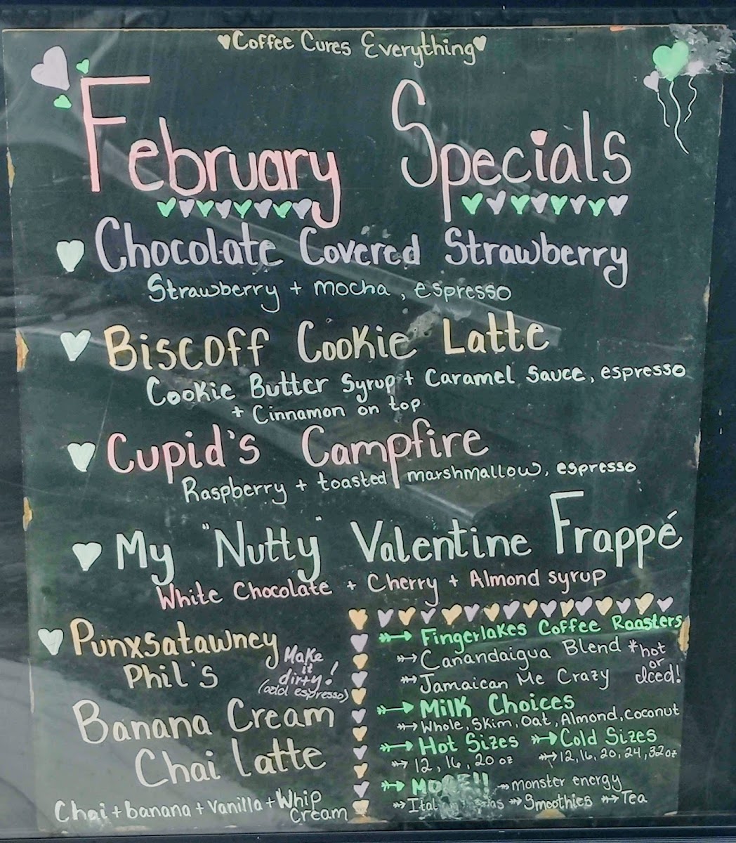 Coffee Cures Everything Photo Menu 1
