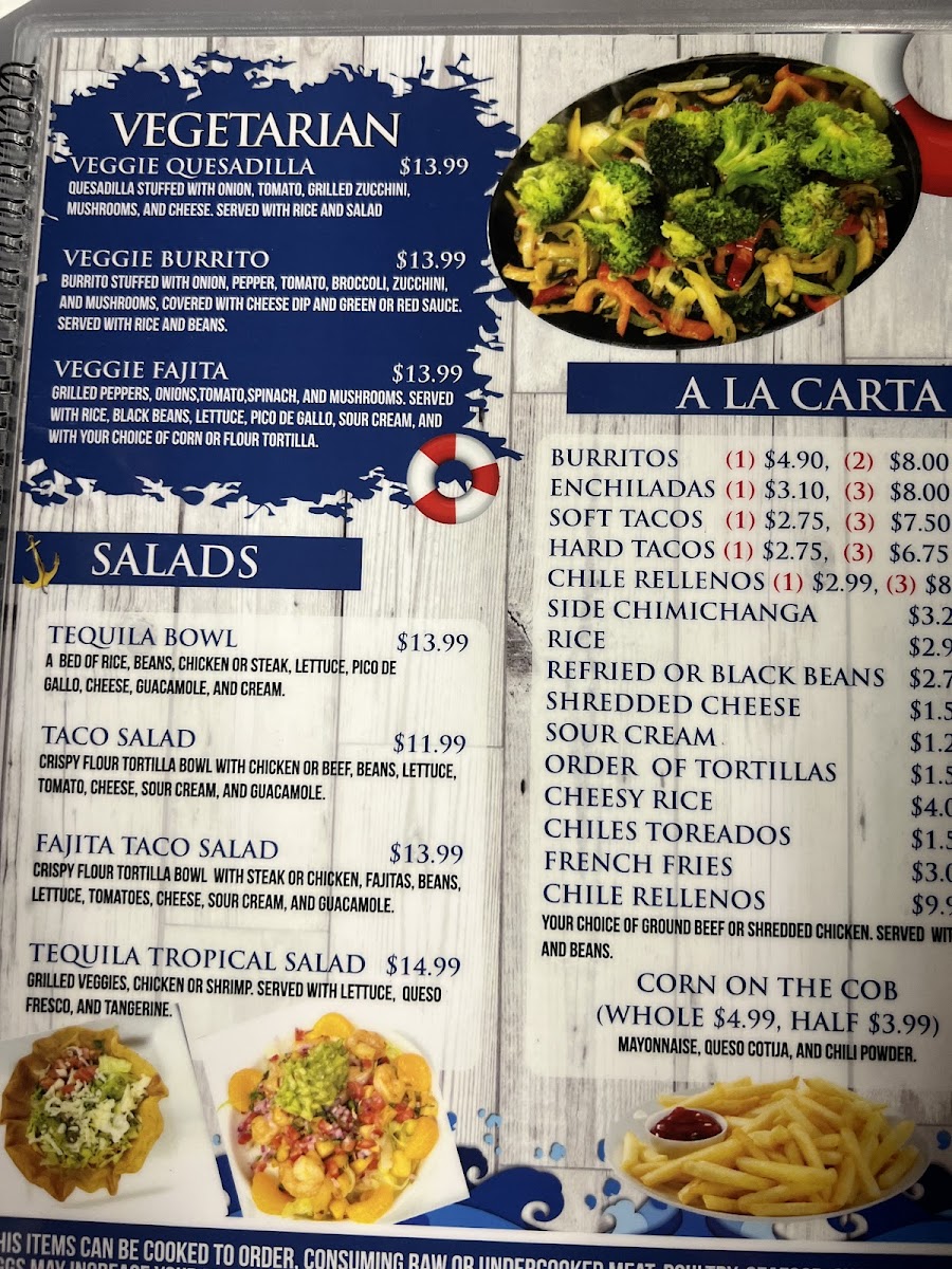 Tequila Mariscos Bar & Restaurant Photo Menu 5
