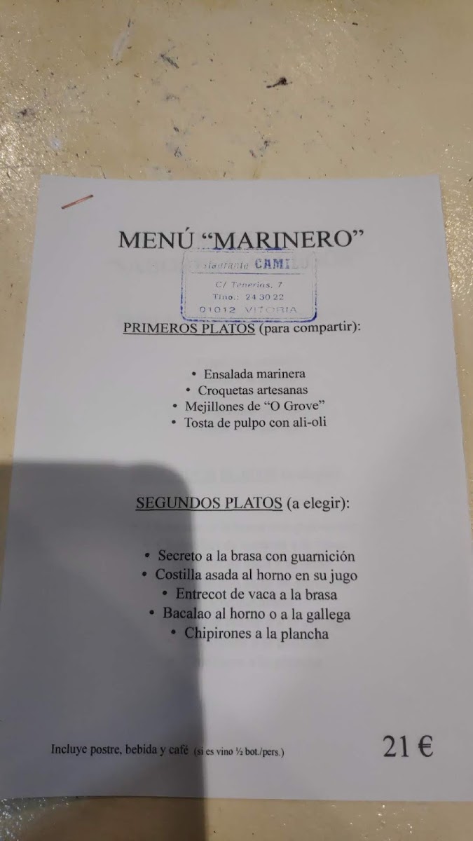 Restaurante 'Camilo' Photo Menu 10