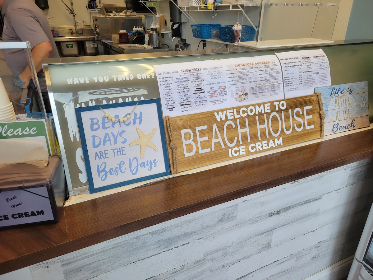 Beach House Ice Cream Photo Menu 7