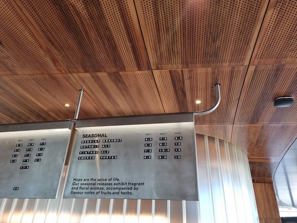 Coopers Brewery Visitor Centre Photo Menu 4