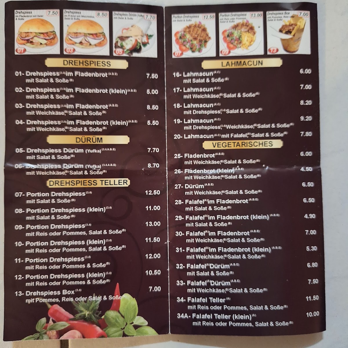 Aladin Kebap Photo Menu 2