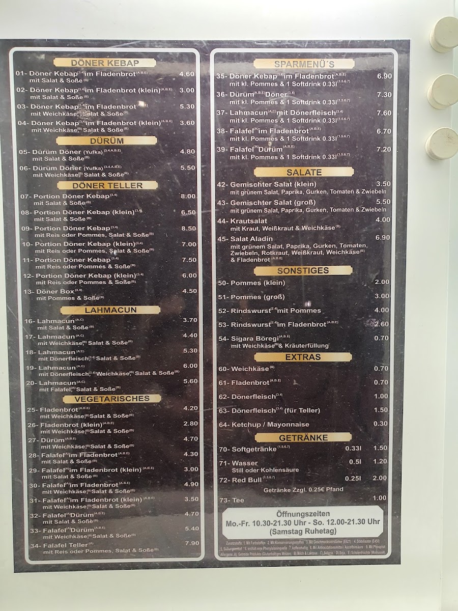 Aladin Kebap Photo Menu 7
