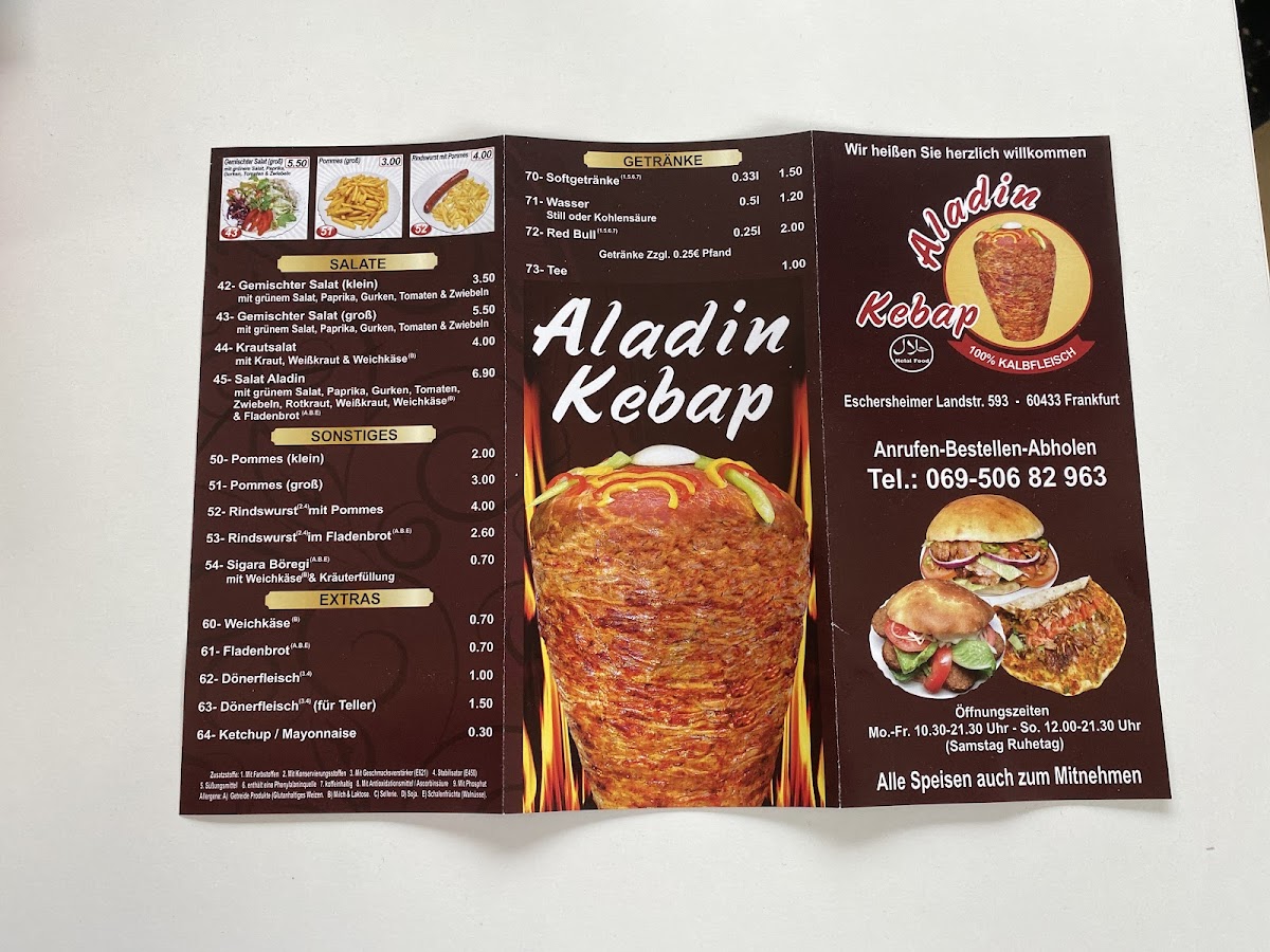 Aladin Kebap Photo Menu 8