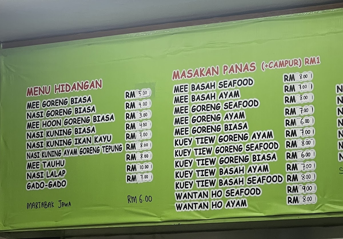 Warung Tribago Selera Borneo Photo Menu 1