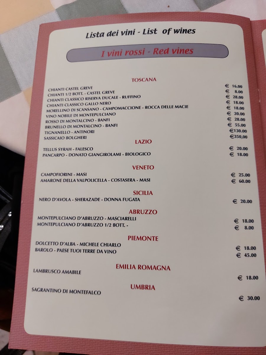 Il Bersagliere - Prati Photo Menu 2