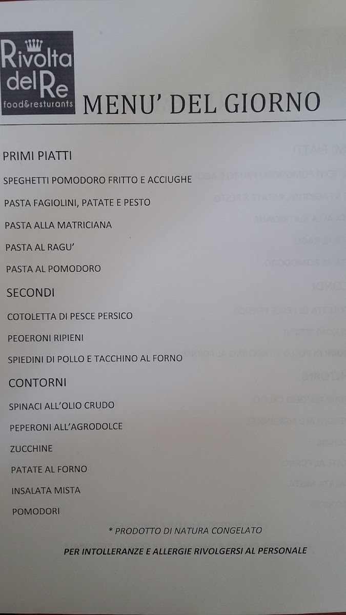 Ristorante Self Service Sprocatti Photo Menu 1