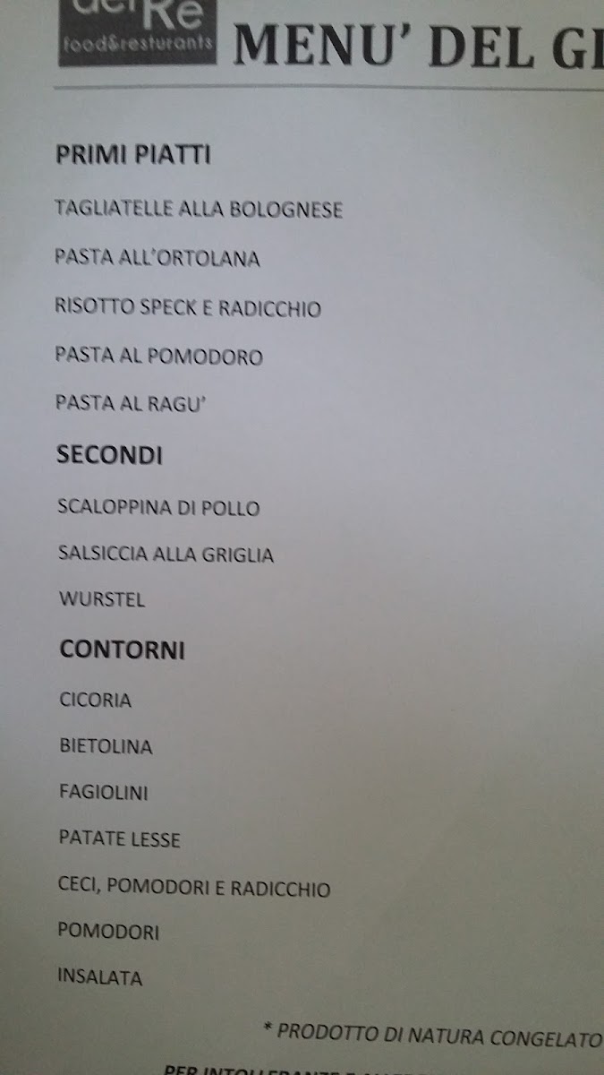 Ristorante Self Service Sprocatti Photo Menu 2