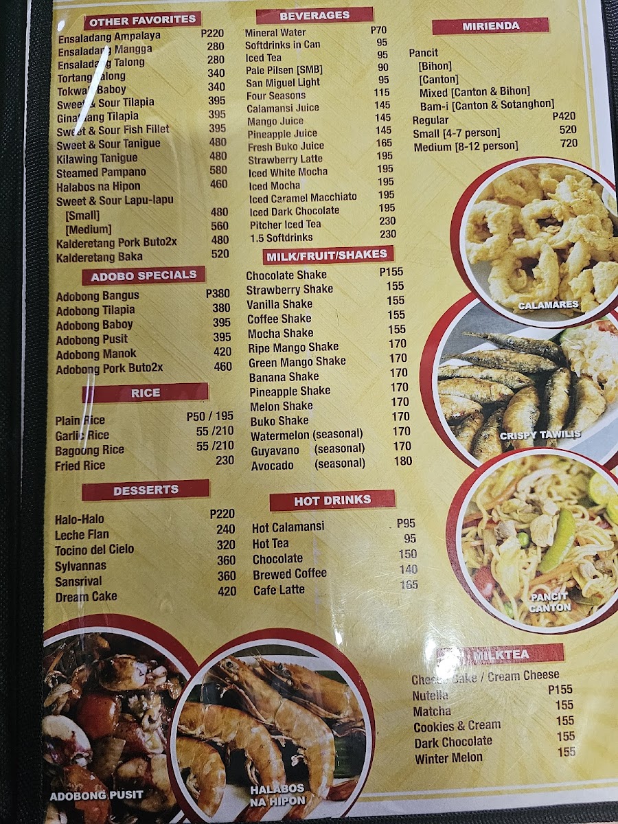 Bulalo Point Turo-Turo Grill Photo Menu 3