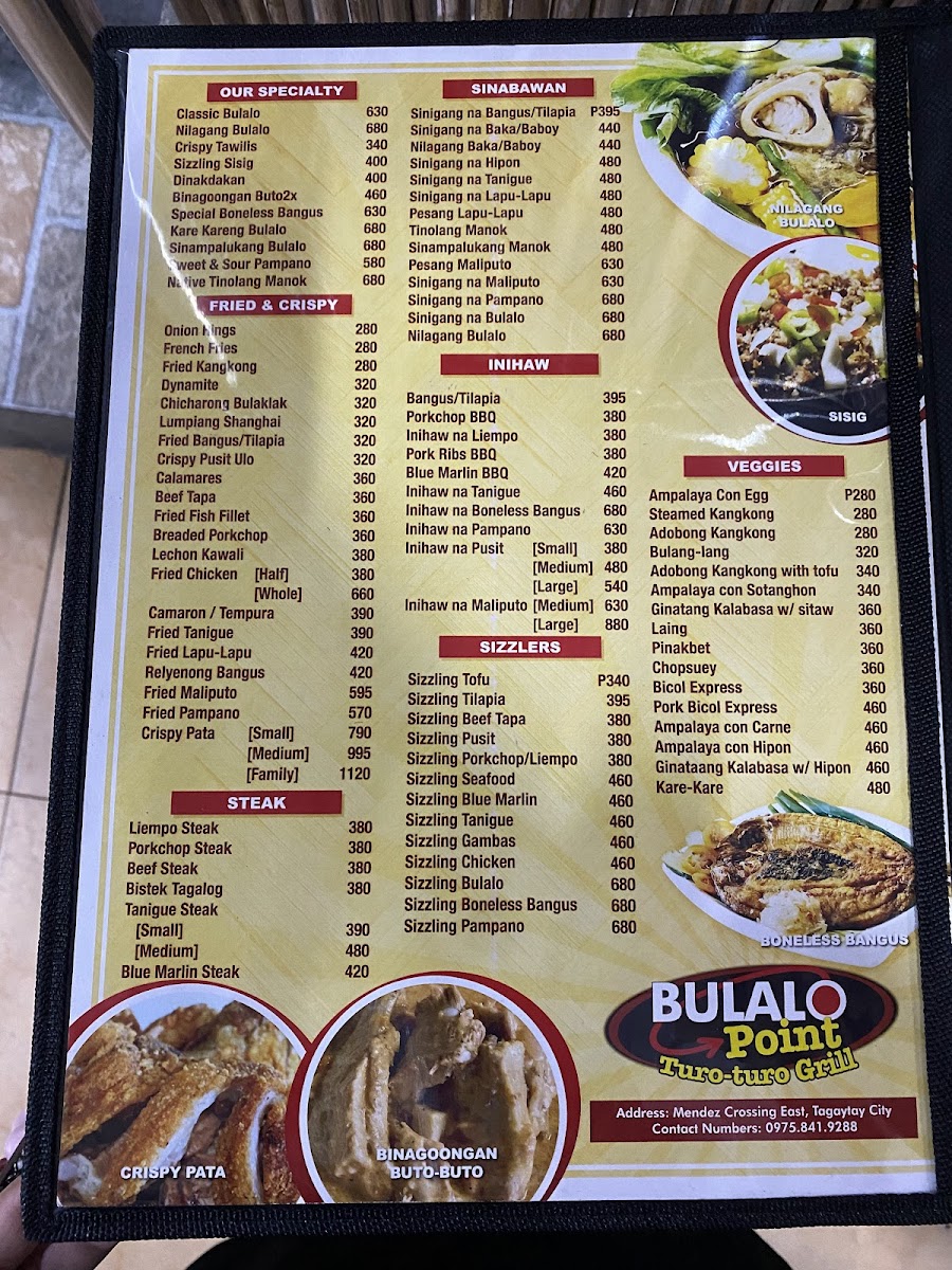 Bulalo Point Turo-Turo Grill Photo Menu 5