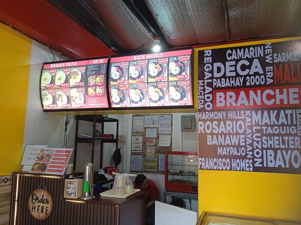 Lugaw Pilipinas - Maligaya Square Photo Menu 1