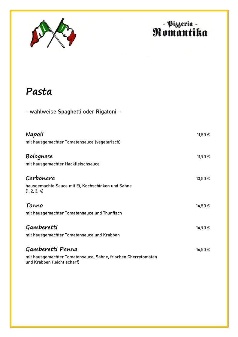 Pizzeria Romantika Photo Menu 6