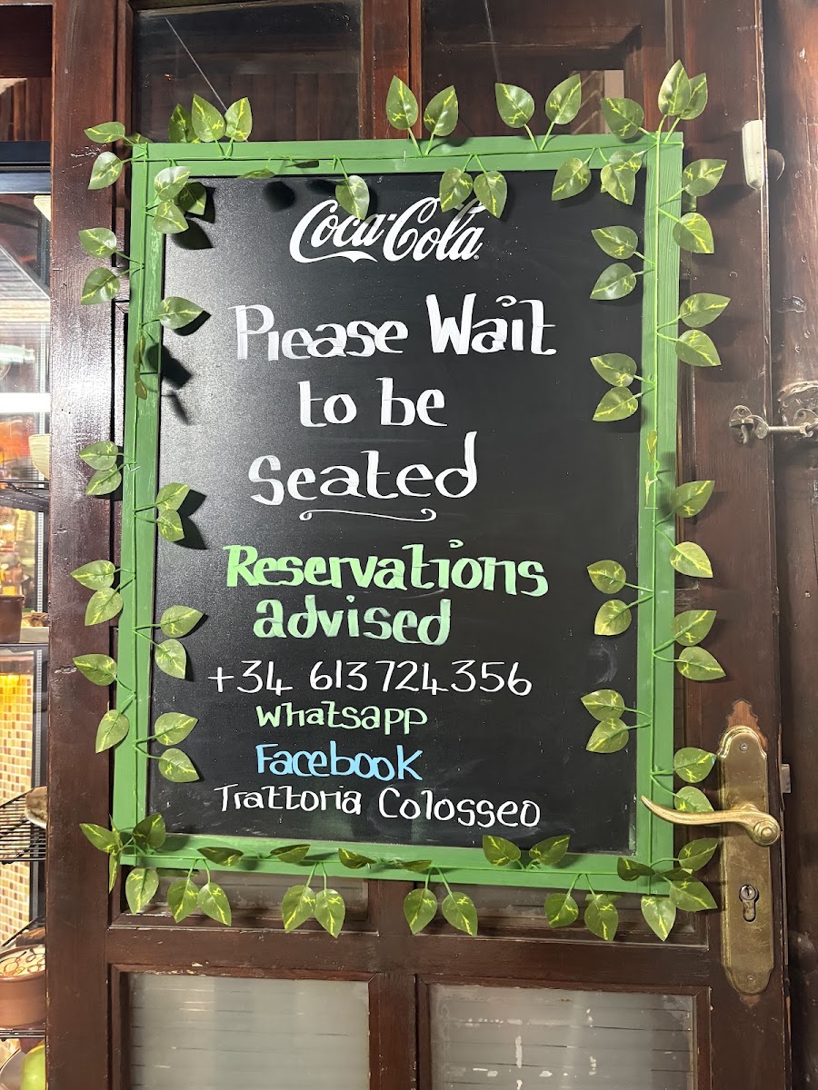 Trattoria Colosseo Photo Menu 3
