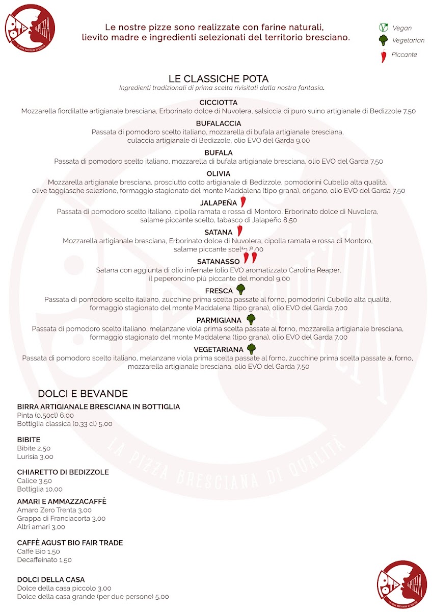 Pota la pizza Calcinato Photo Menu 3