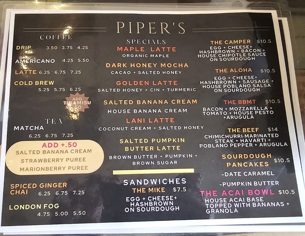 Piper’s Cafe Photo Menu 4