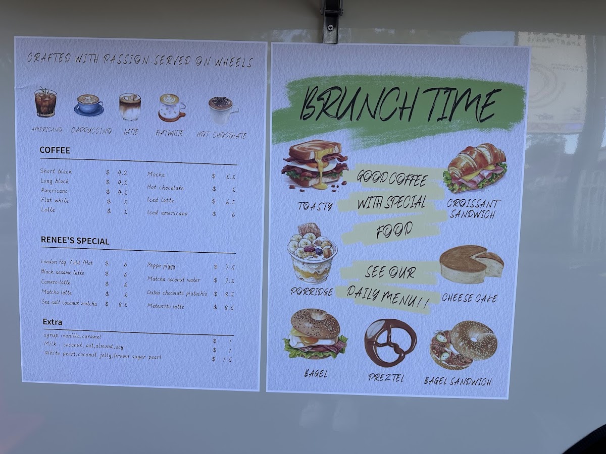 Renee’s Kitchen Photo Menu 1