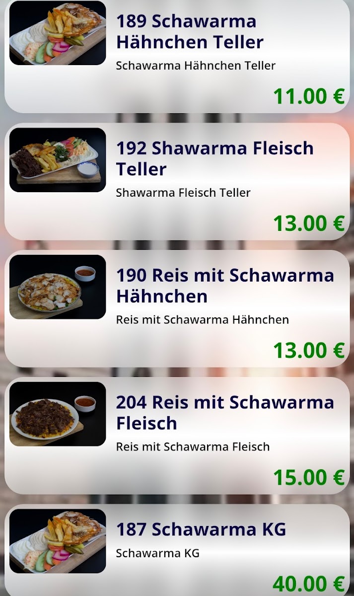 Al Faisal Grills und Restaurant Photo Menu 2