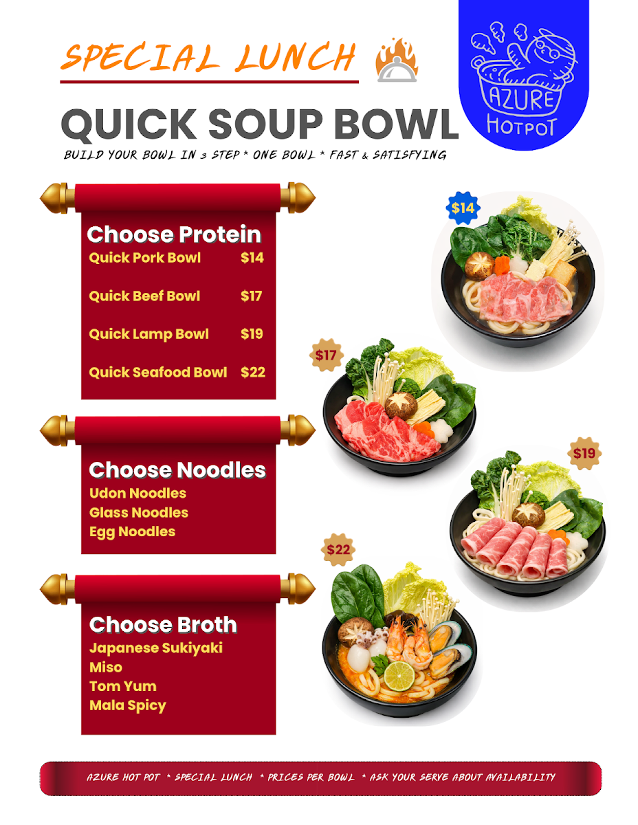 Azure Hot Pot Photo Menu 3