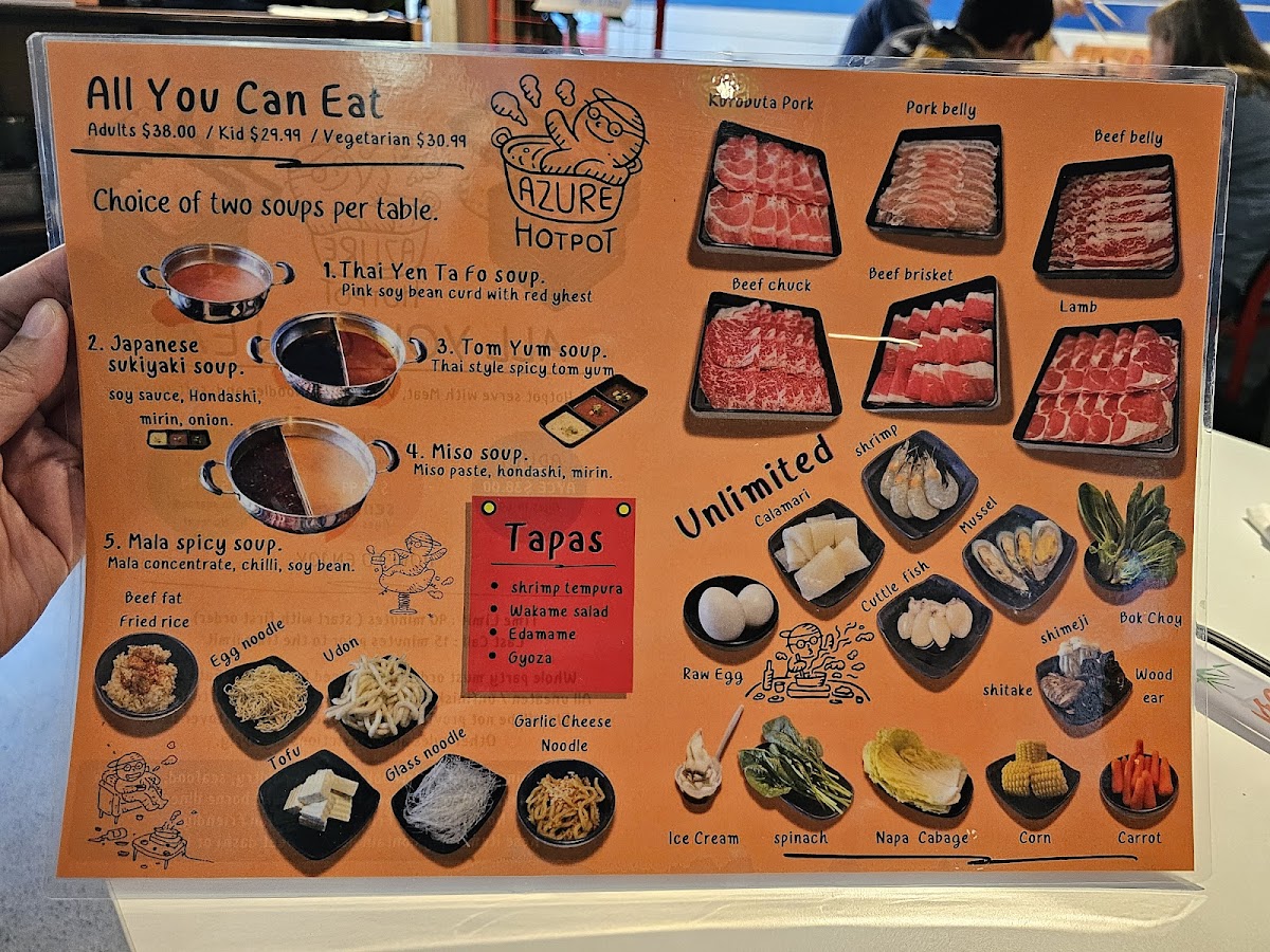 Azure Hot Pot Photo Menu 4