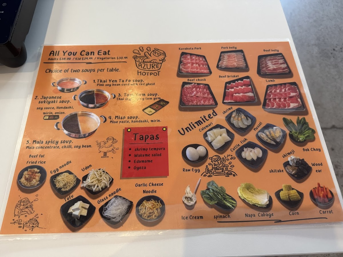 Azure Hot Pot Photo Menu 6