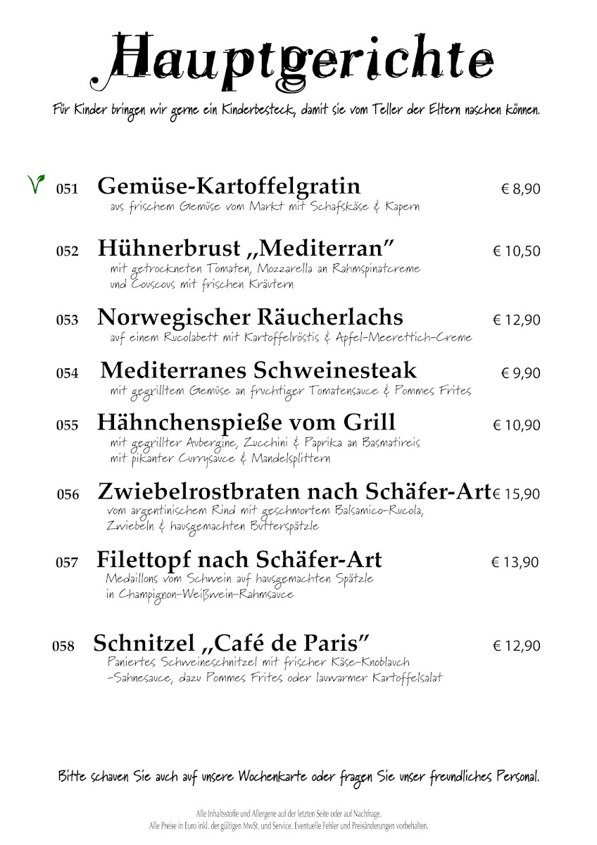 Schäfer - Café Bar Restaurant Photo Menu 6