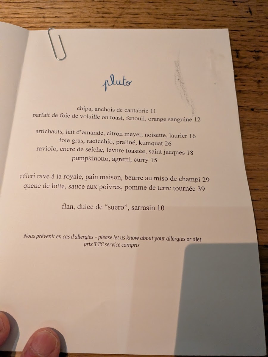 Pluto Photo Menu 2