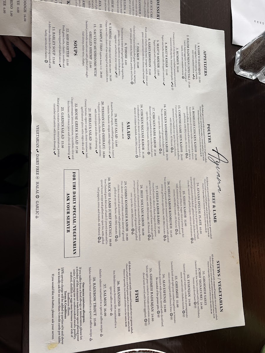 Ayvana Photo Menu 7