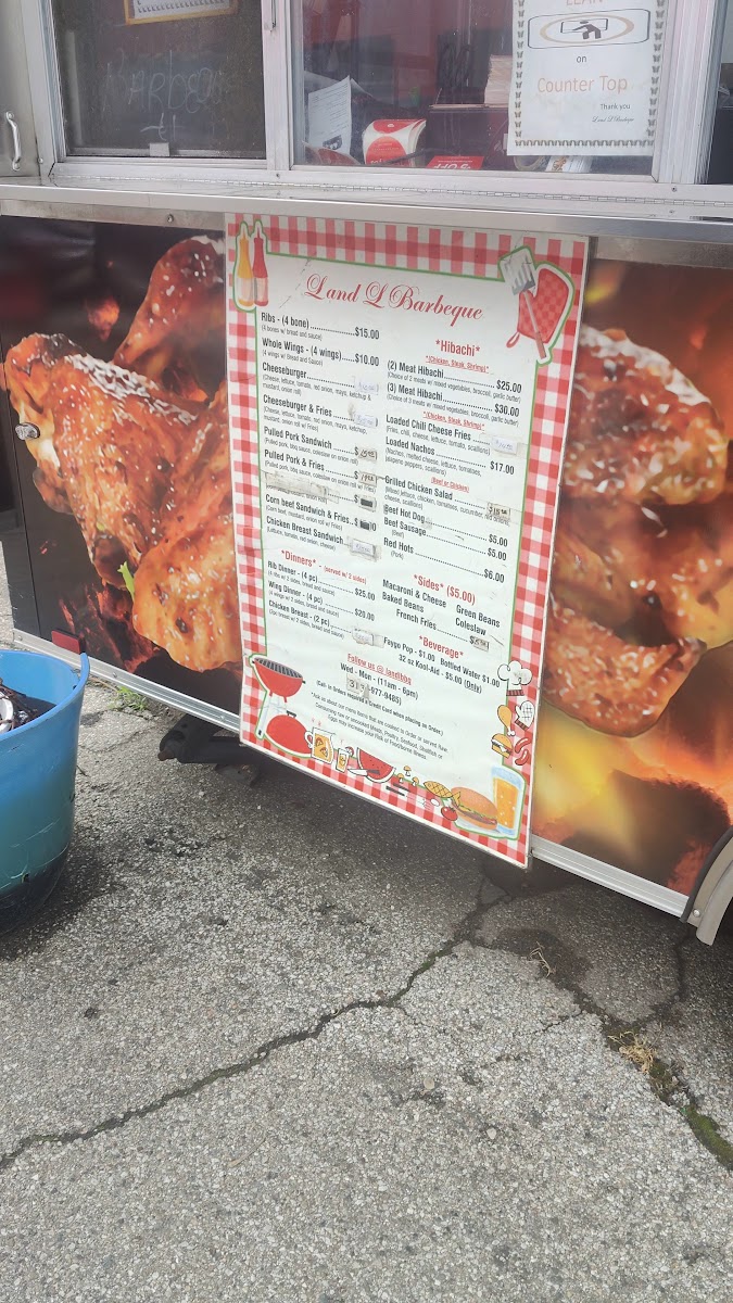 L and L Barbeque Photo Menu 1