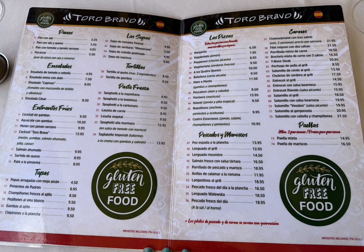 Restaurante Grill Toro Bravo Photo Menu 3