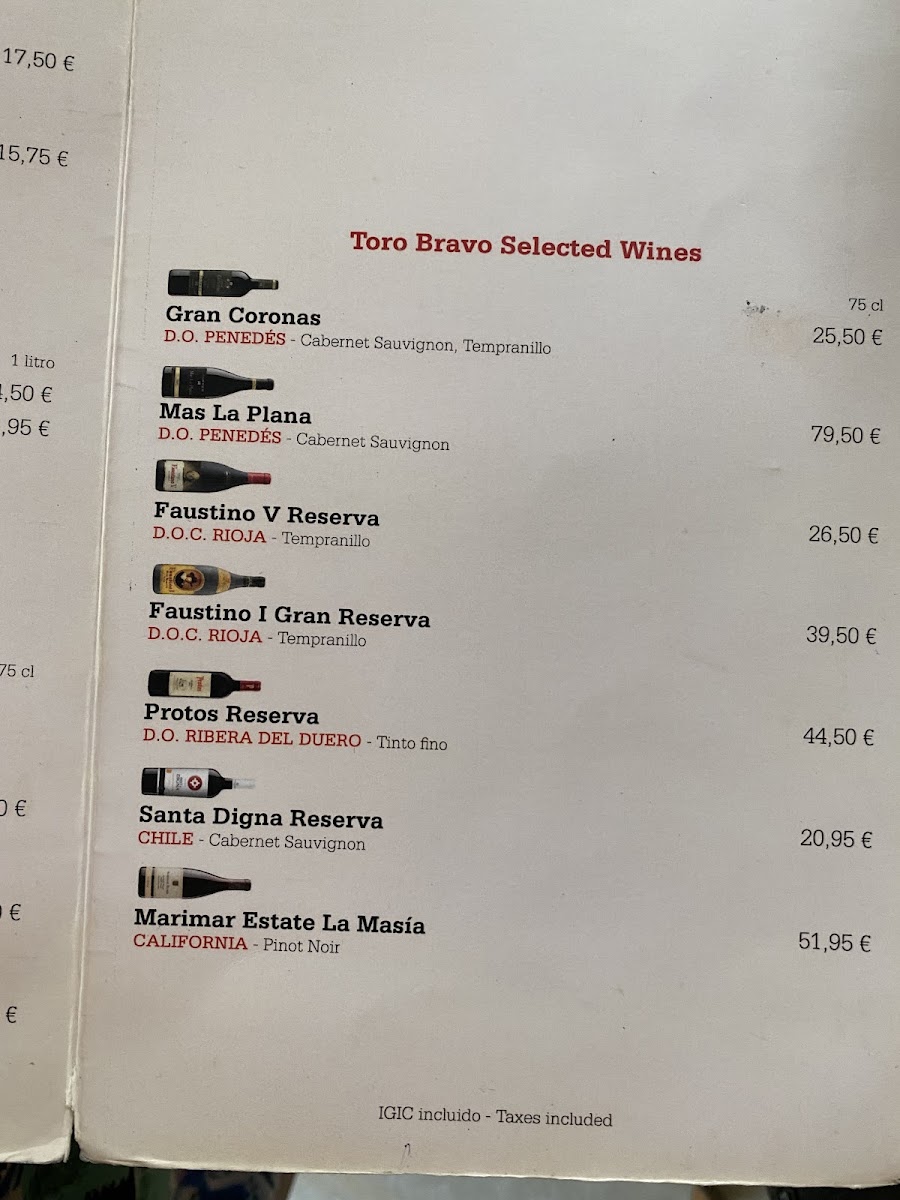 Restaurante Grill Toro Bravo Photo Menu 4