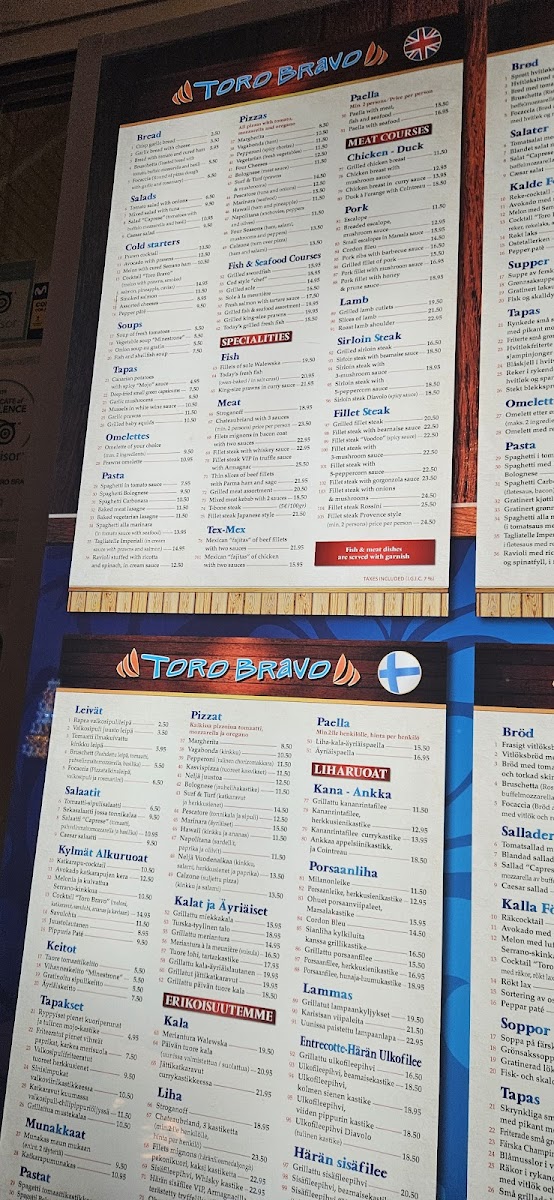 Restaurante Grill Toro Bravo Photo Menu 5