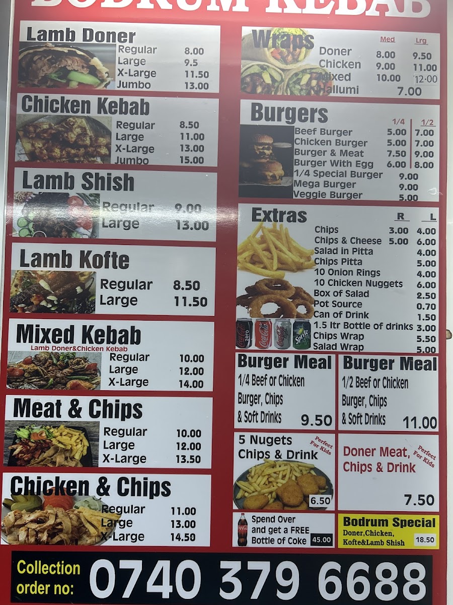 Bodrum Kebab Van Photo Menu 1