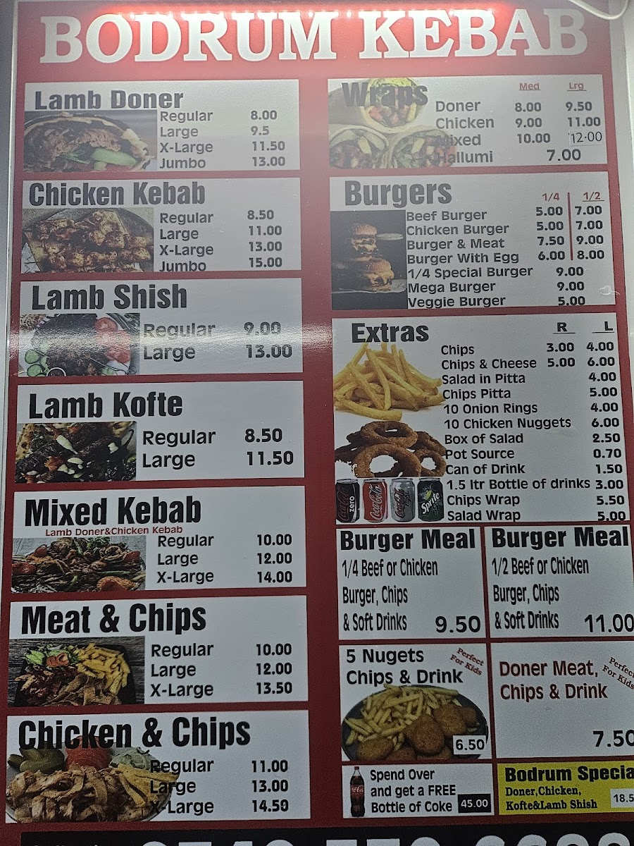Bodrum Kebab Van Photo Menu 2