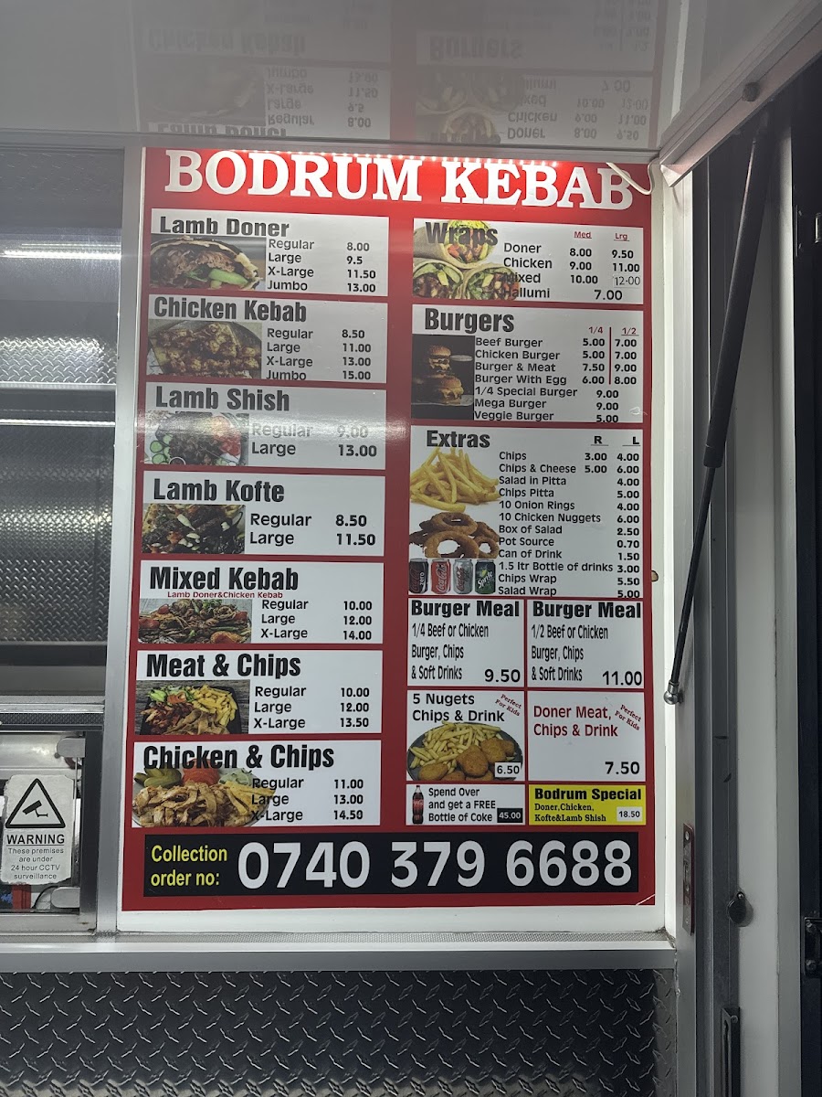 Bodrum Kebab Van Photo Menu 3