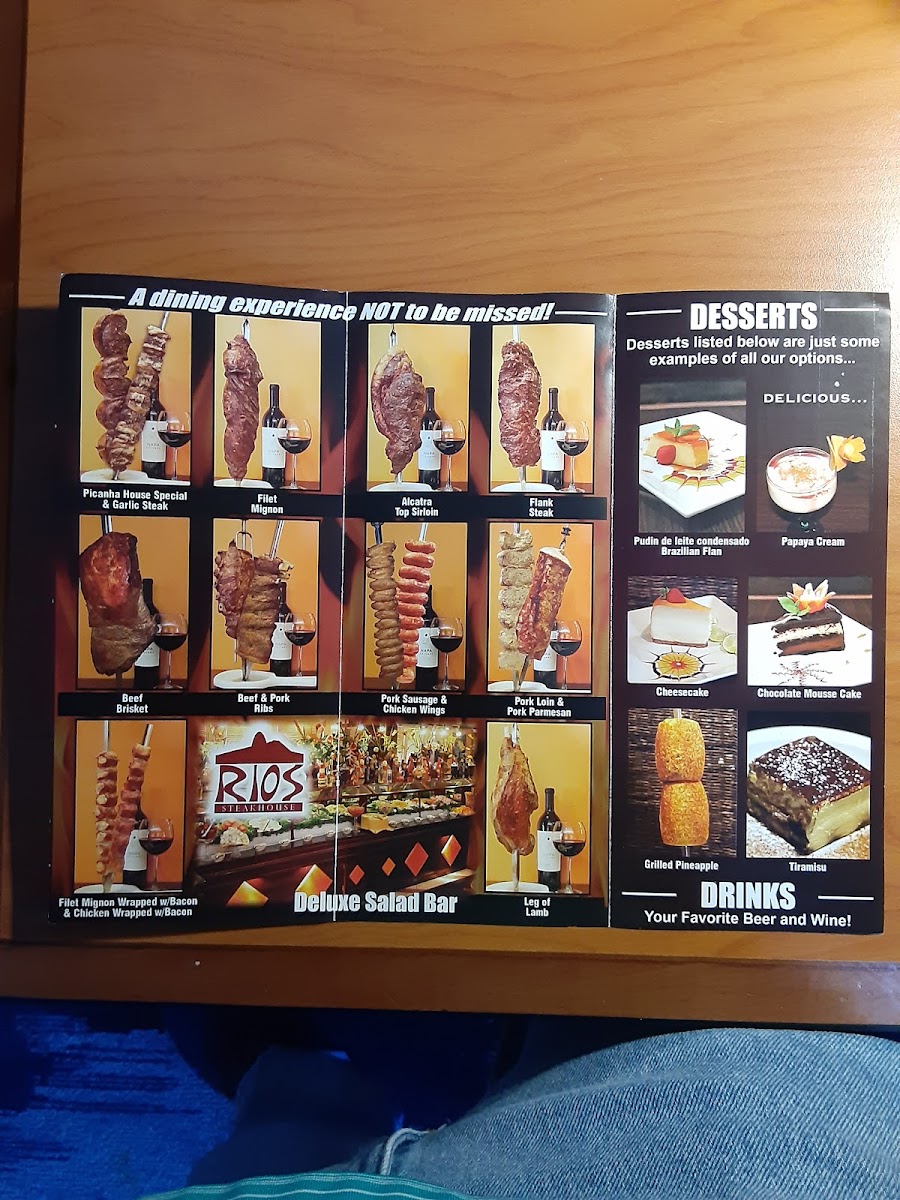 X Brazilian Steakhouse Photo Menu 7