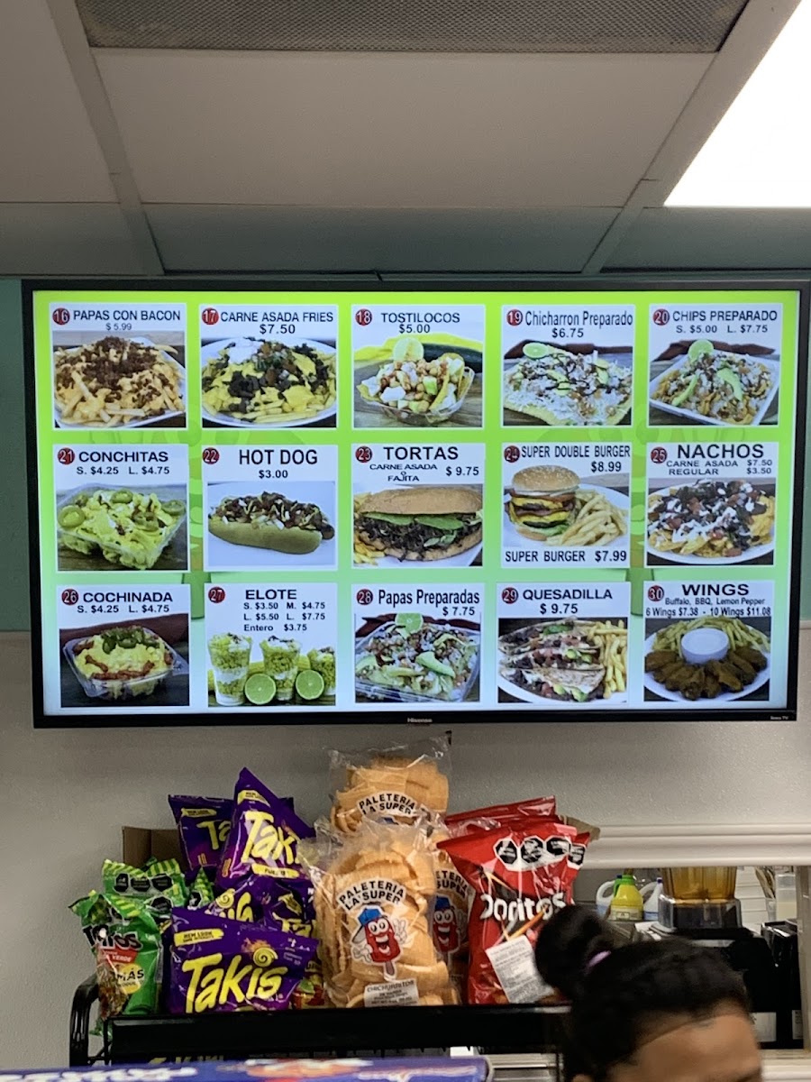 La Super Ice Cream Parlor Photo Menu 1
