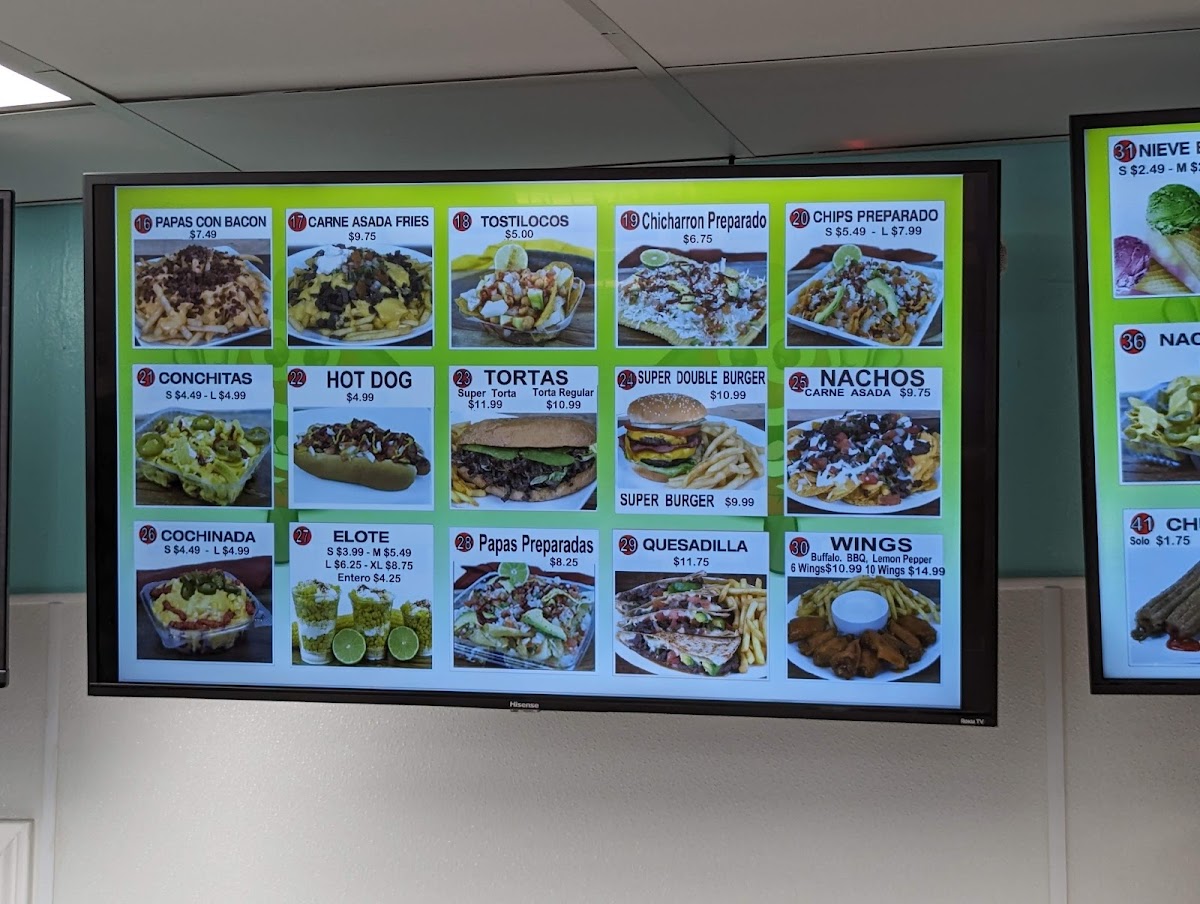 La Super Ice Cream Parlor Photo Menu 3