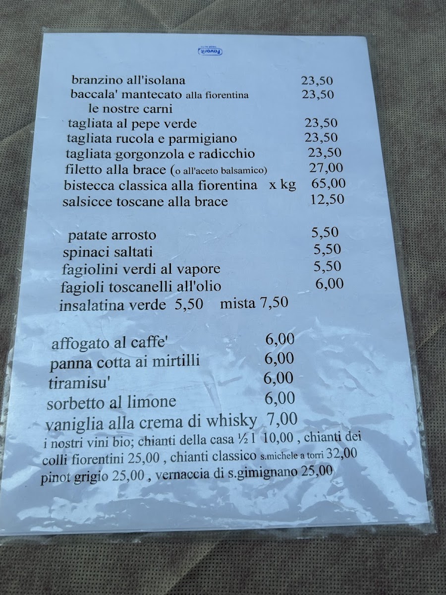 Il Barroccio Antica Osteria Photo Menu 2