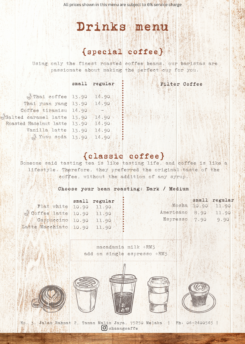 Chaang Caffe Photo Menu 10