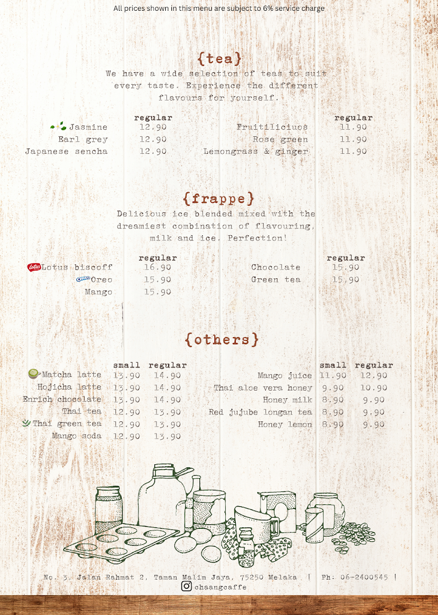 Chaang Caffe Photo Menu 7
