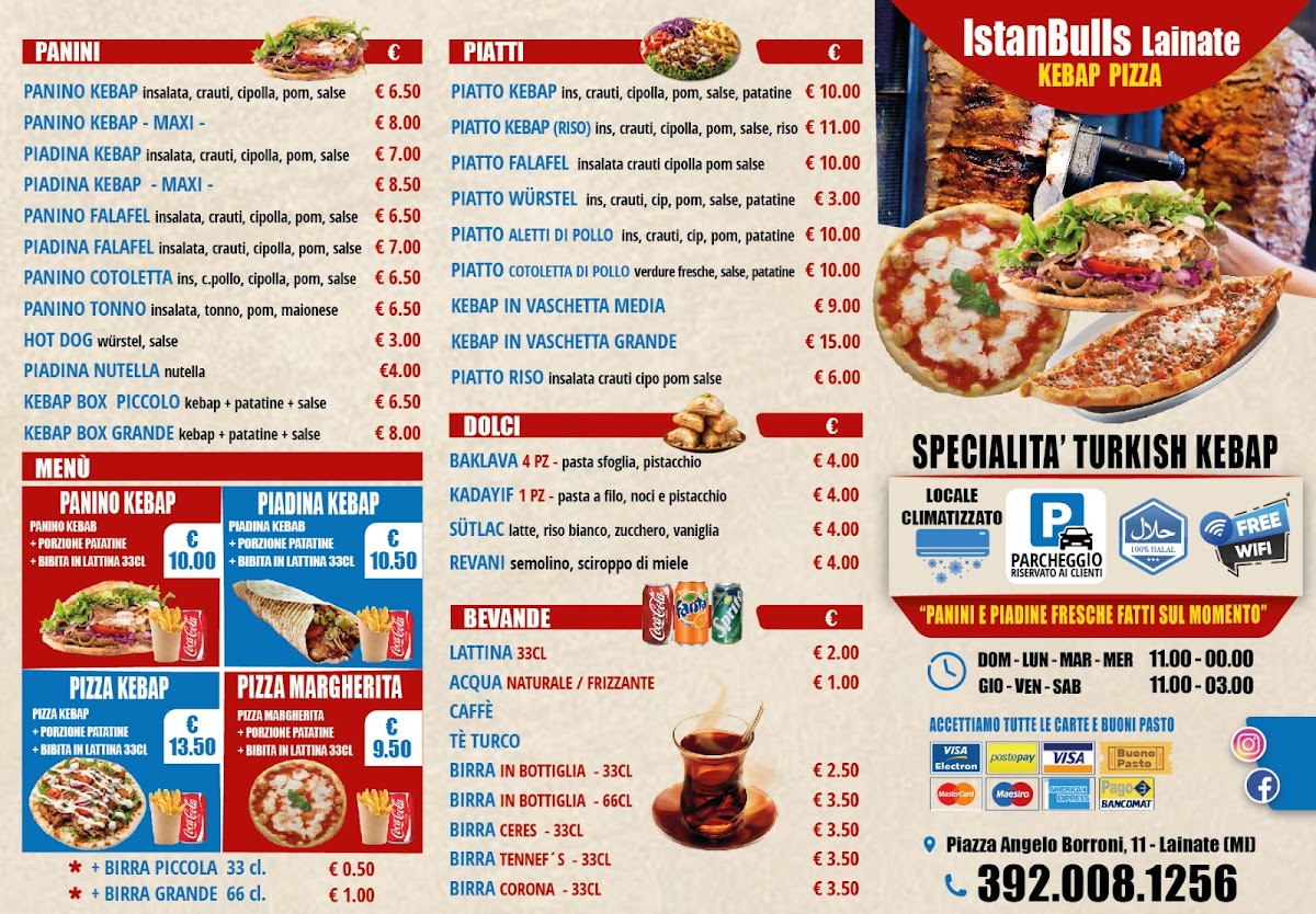 Istanbulls Kebap Pizza Photo Menu 1