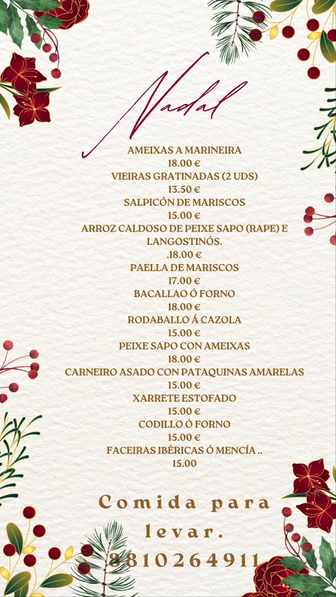 Restaurante Mollos e moios Photo Menu 1