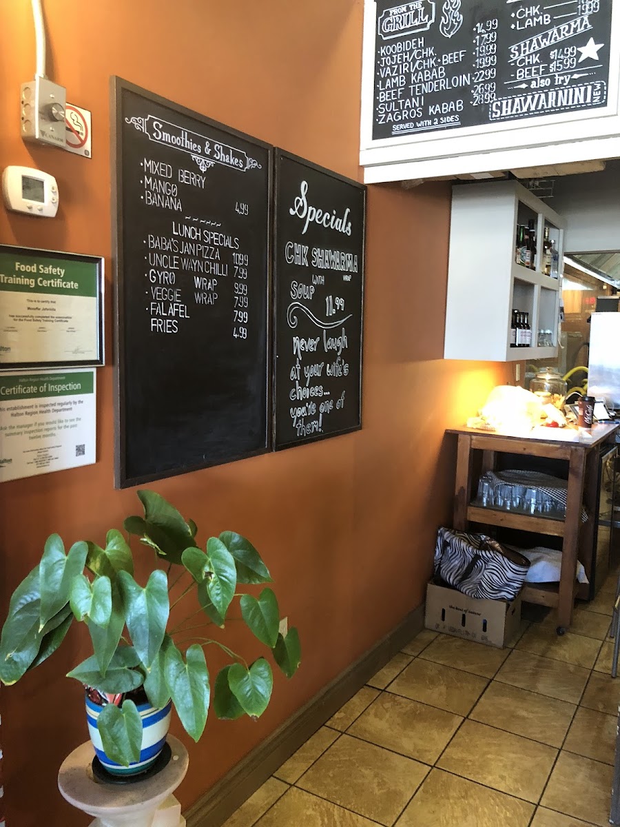 Zagros Kebab House Photo Menu 3