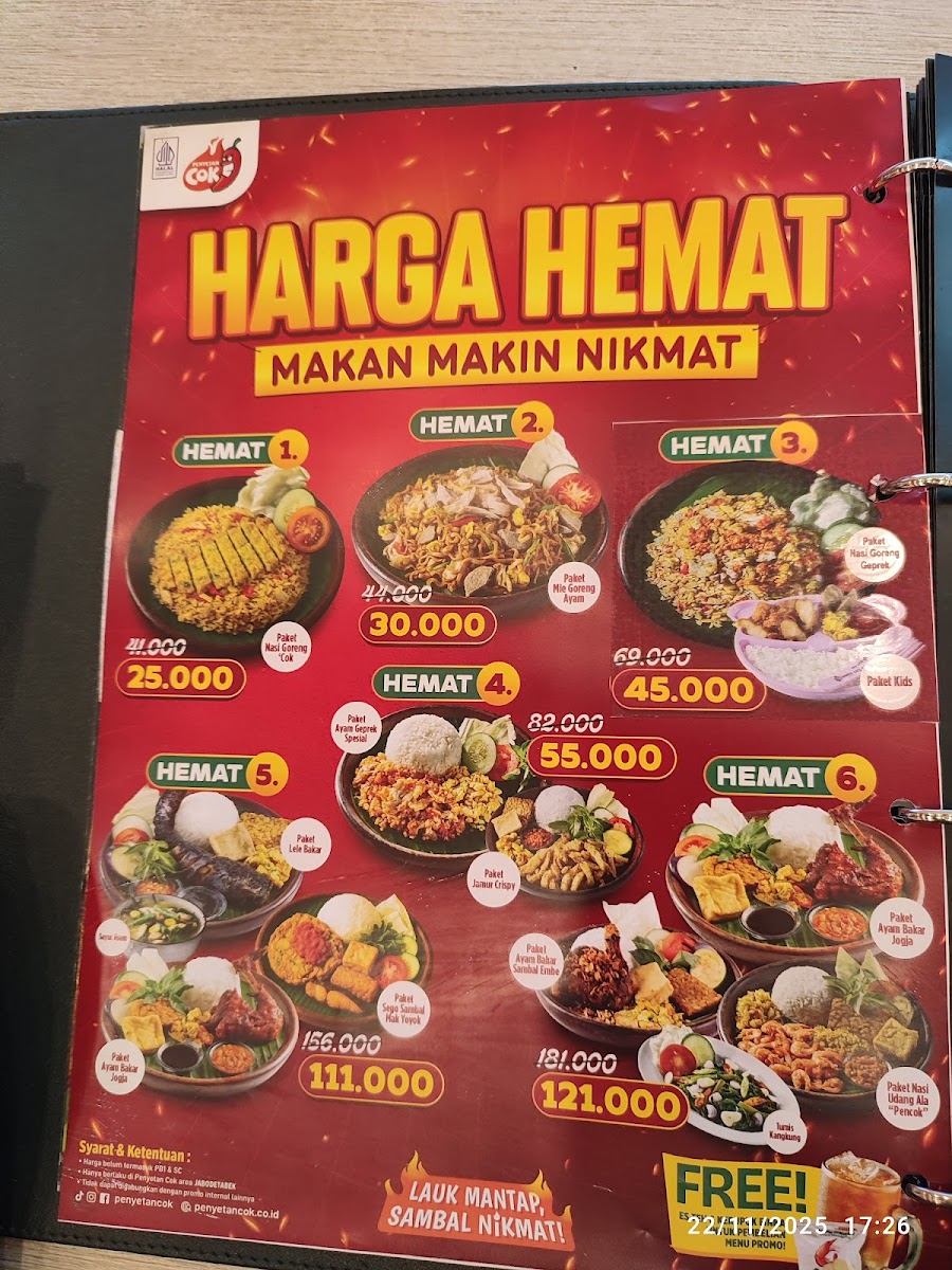 Penyetan Cok - AEON Mall Deltamas Photo Menu 3