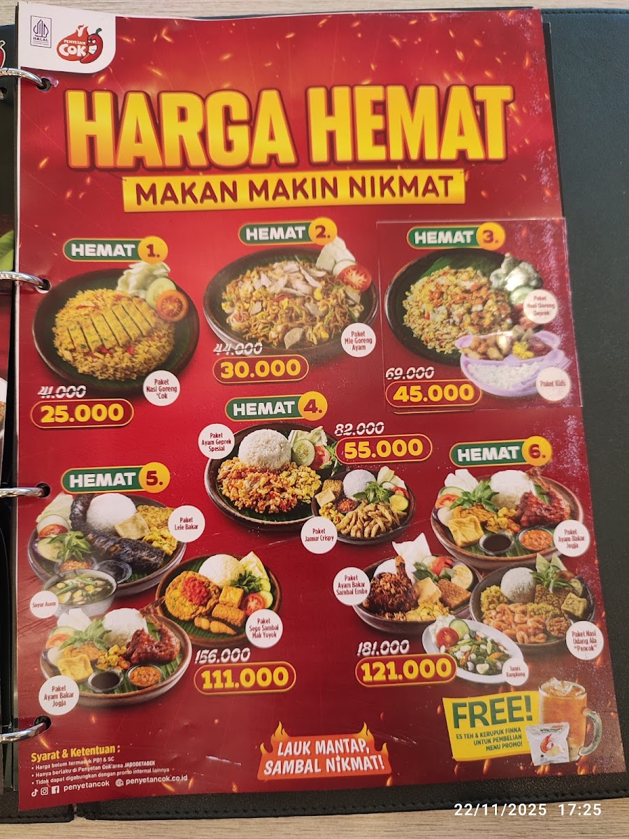 Penyetan Cok - AEON Mall Deltamas Photo Menu 5